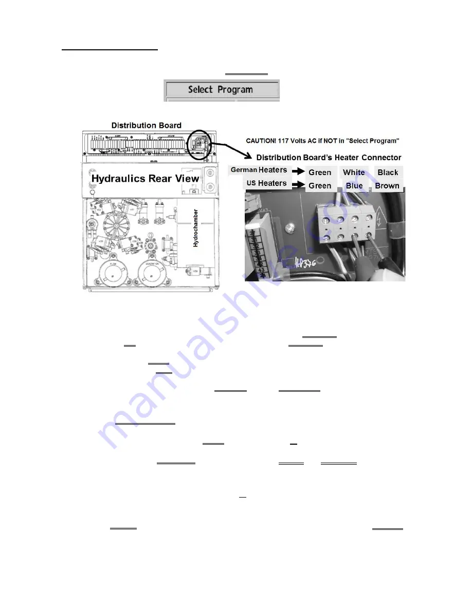 Fresenius Medical Care 2008K2 Troubleshooting Manual Download Page 221