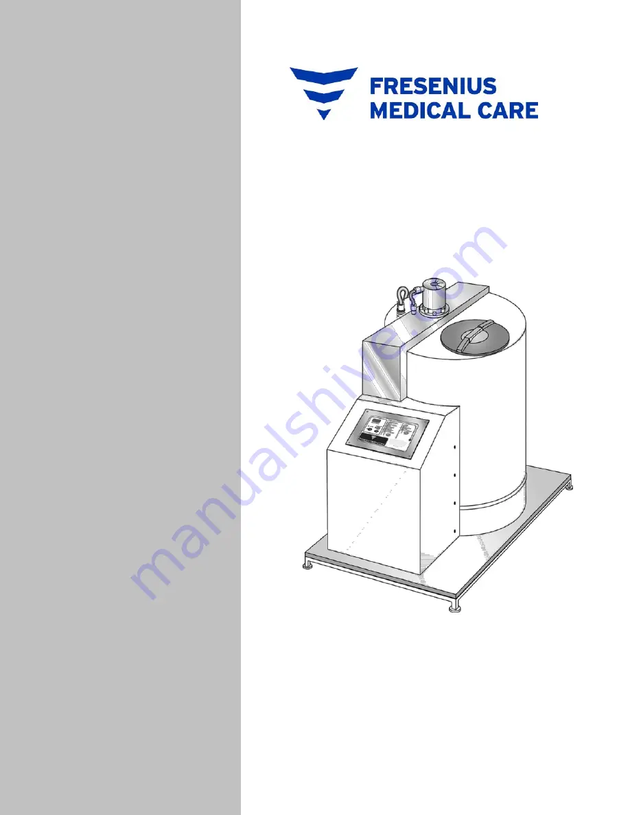 Fresenius Medical Care 460018 Operator'S Manual Download Page 1