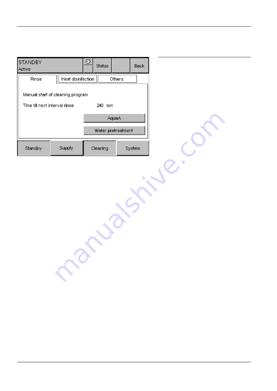 Fresenius Medical Care AquaA Instructions For Use Manual Download Page 58