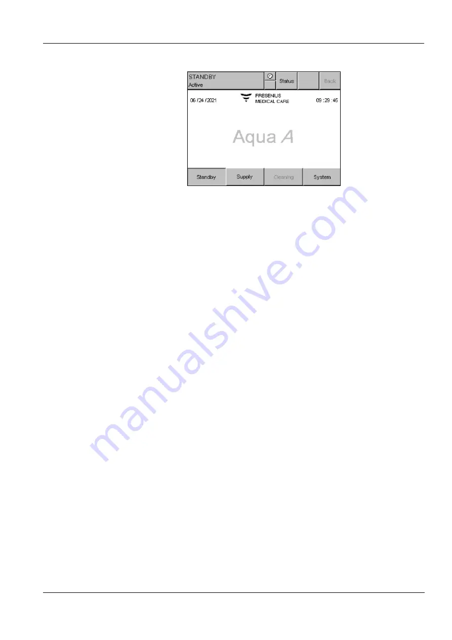 Fresenius Medical Care AquaA Instructions For Use Manual Download Page 217