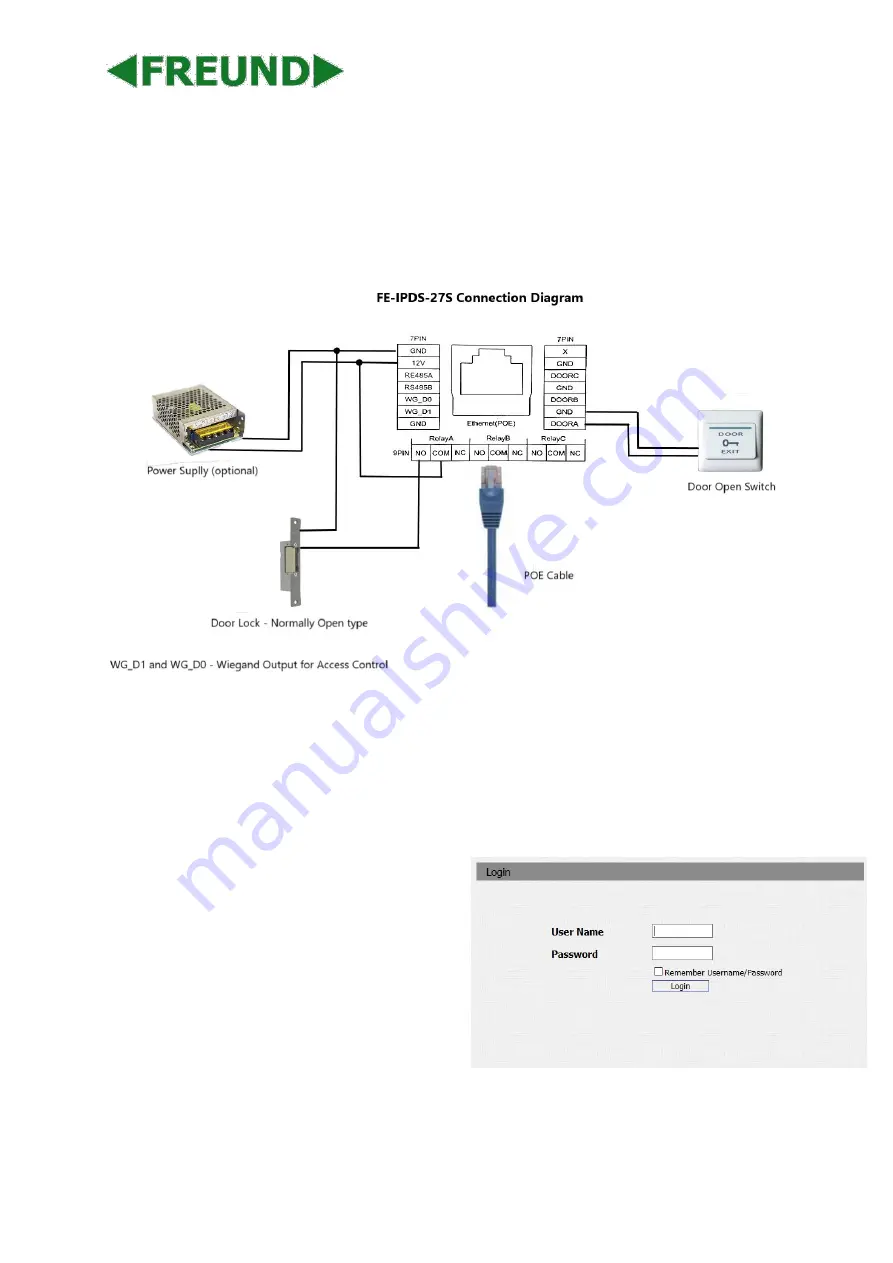 Freund FE-IPDS-27S Quick Manual Download Page 1