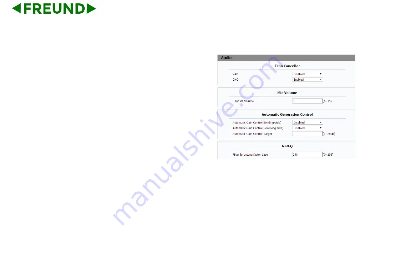 Freund FE-TEL-48G Admin Manual Download Page 154