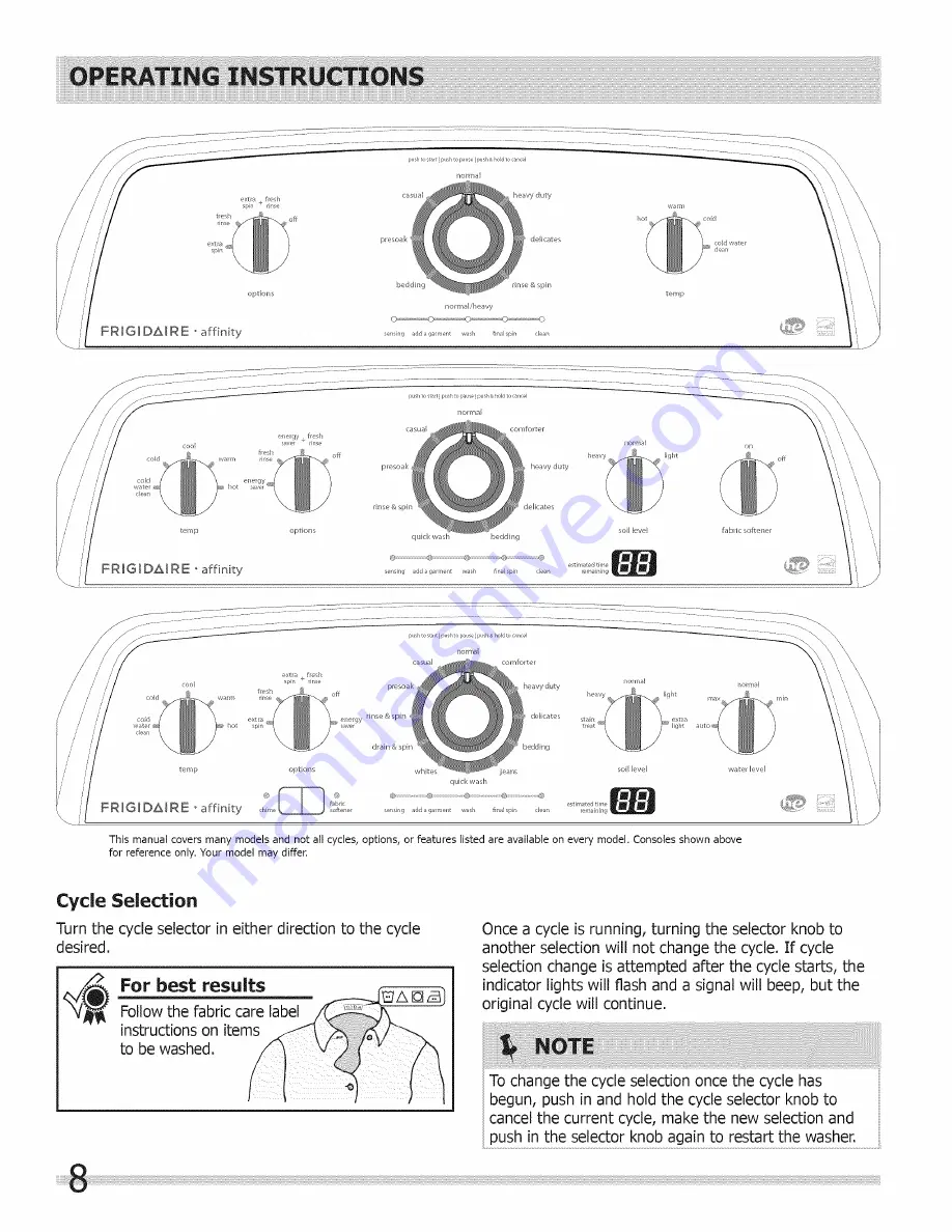 Frigidaire 137350200C Скачать руководство пользователя страница 8