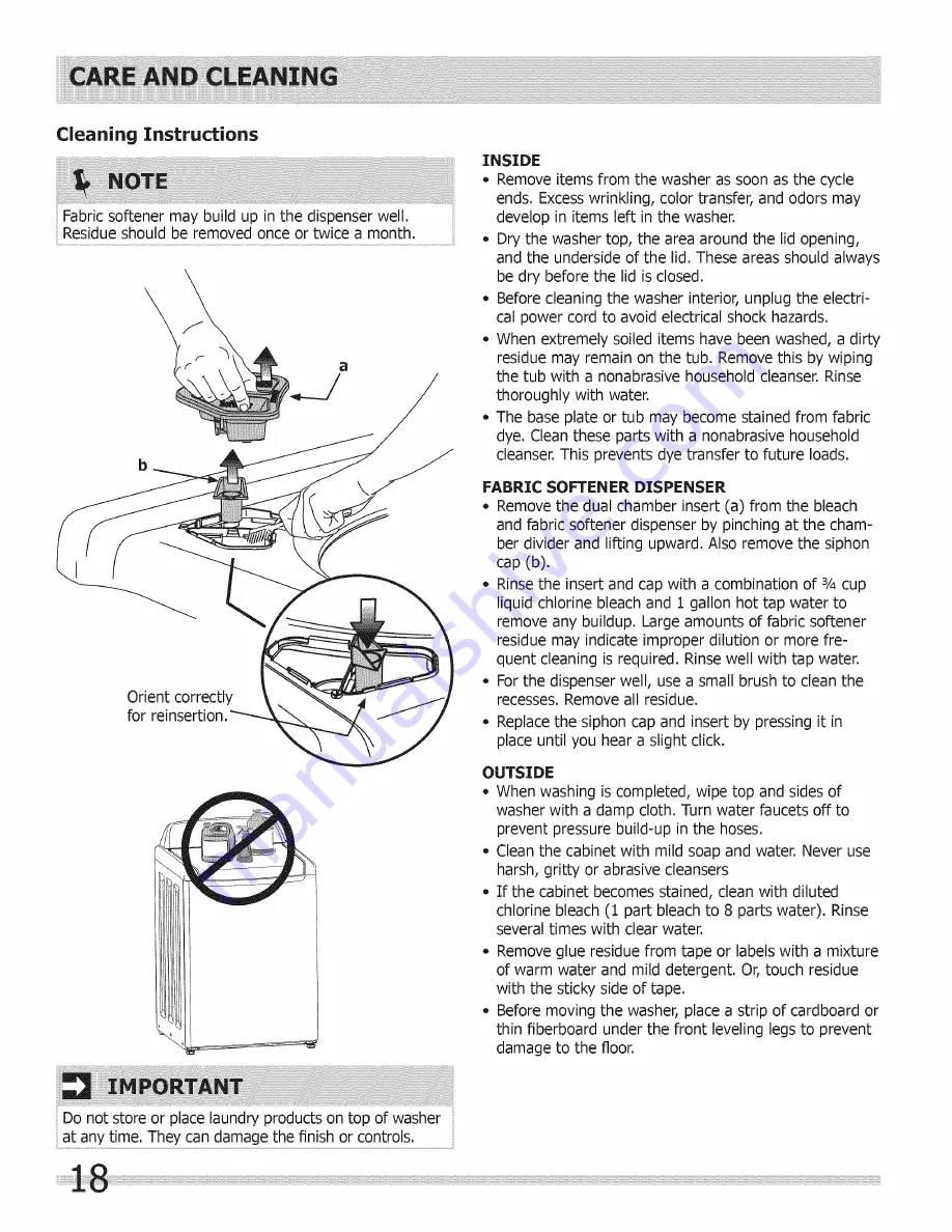 Frigidaire 137350200C Use & Care Manual Download Page 18