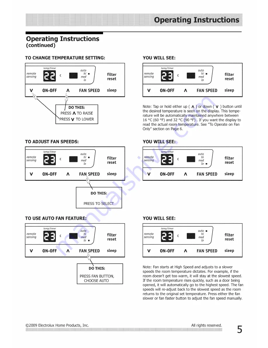 Frigidaire 2020218A0734 Use & Care Manual Download Page 5