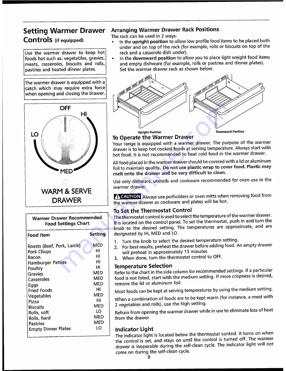 Frigidaire 316000281 Скачать руководство пользователя страница 8