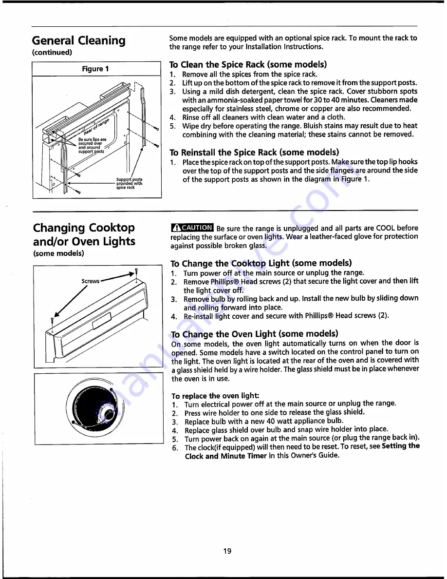 Frigidaire 316000281 Скачать руководство пользователя страница 19