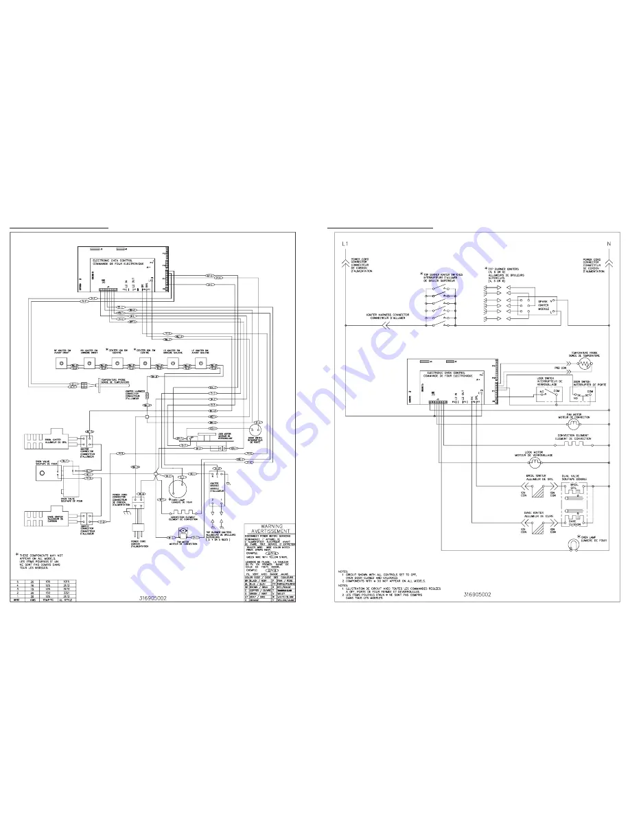 Frigidaire 316905002 Service Data Sheet Download Page 2