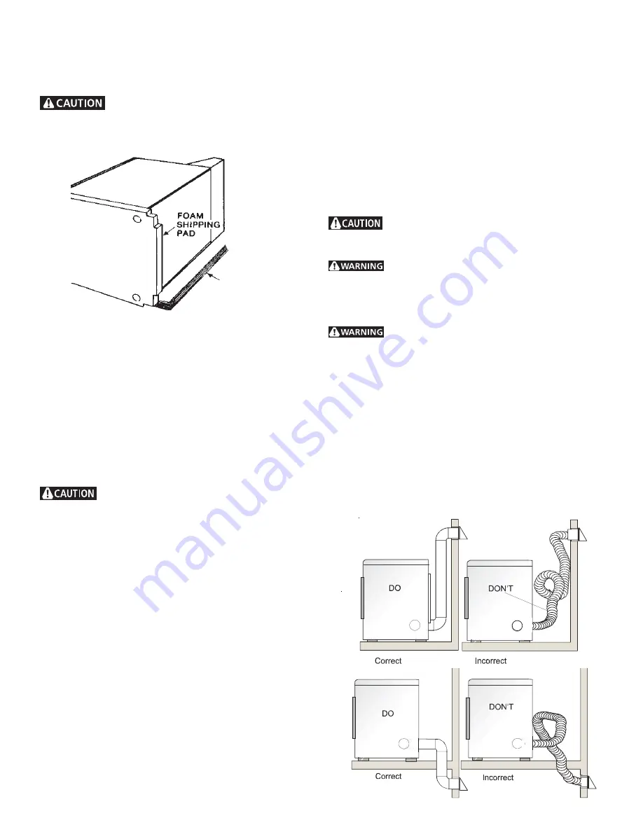 Frigidaire AEQ6700FE - AffinityTM 5.8 Cu. Ft. Dryera Скачать руководство пользователя страница 8