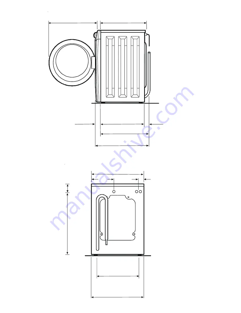 Frigidaire ATF7000EE - Affinity 3.5 Cu. Ft. Front Load Washer Installation Instructions Manual Download Page 9