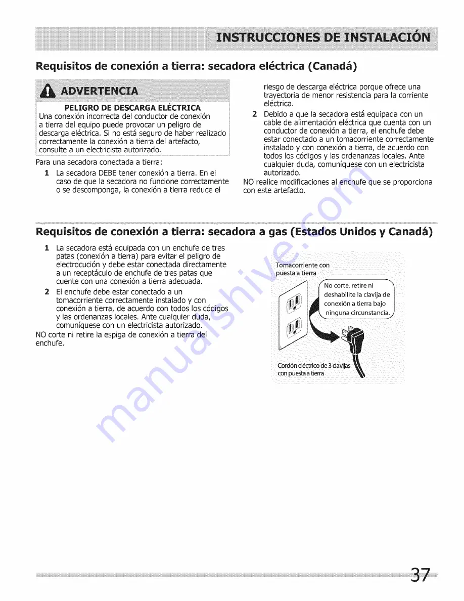 Frigidaire BAQE7073KW0 Installation Manual Download Page 37