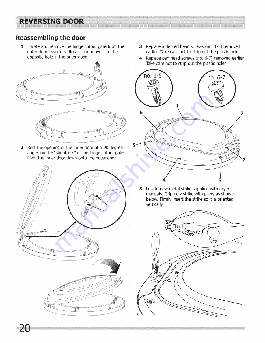 Frigidaire BAQG7073KW0 Installation Manual Download Page 20