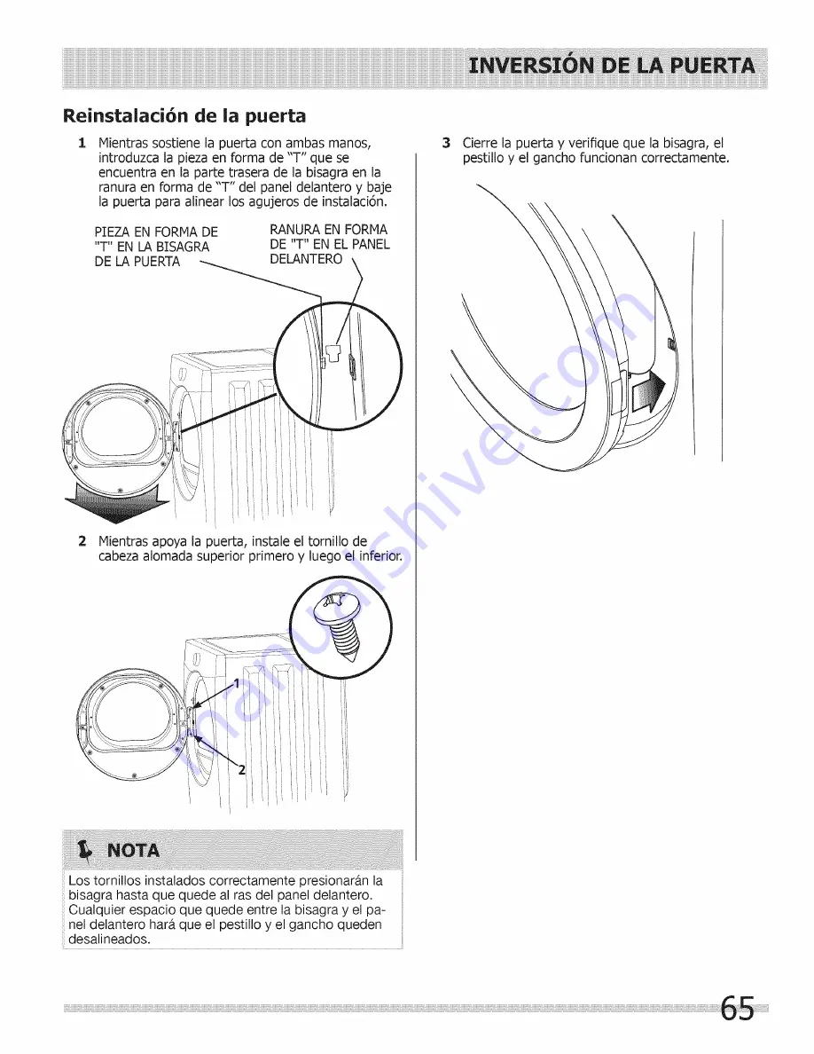 Frigidaire BAQG7073KW0 Скачать руководство пользователя страница 65