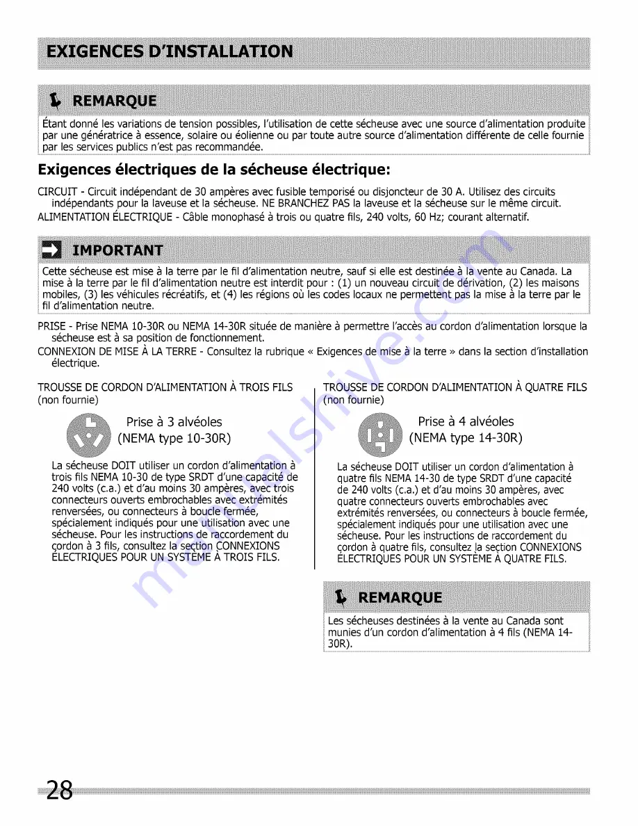 Frigidaire BKQE7017KT0 Installation Manual Download Page 28