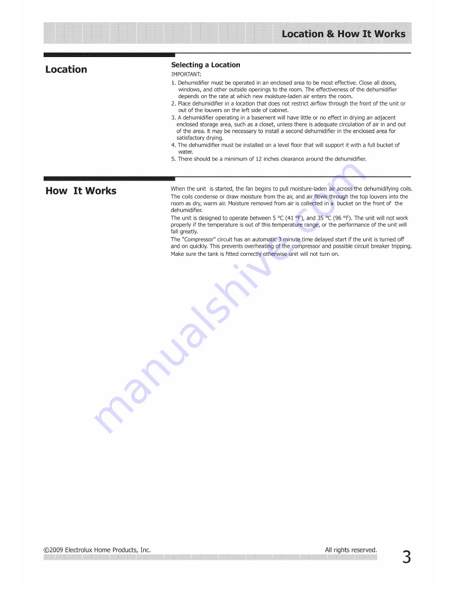 Frigidaire CAD304NUL10 Use & Care Manual Download Page 3