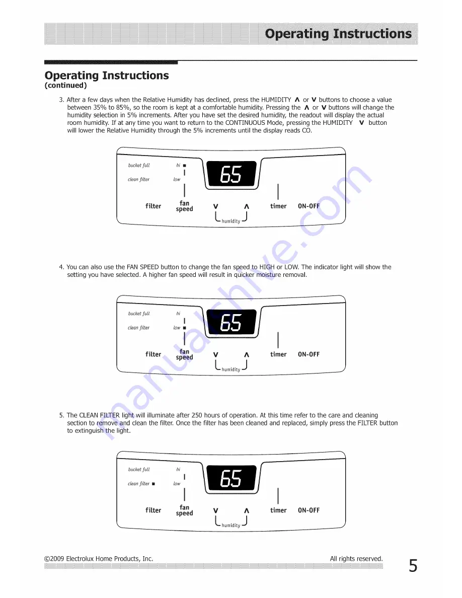 Frigidaire CAD304NUL10 Use & Care Manual Download Page 5