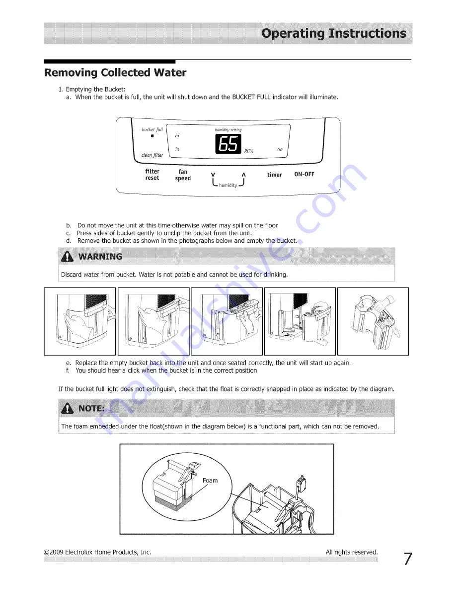 Frigidaire CAD504DUD10 Use & Care Manual Download Page 7