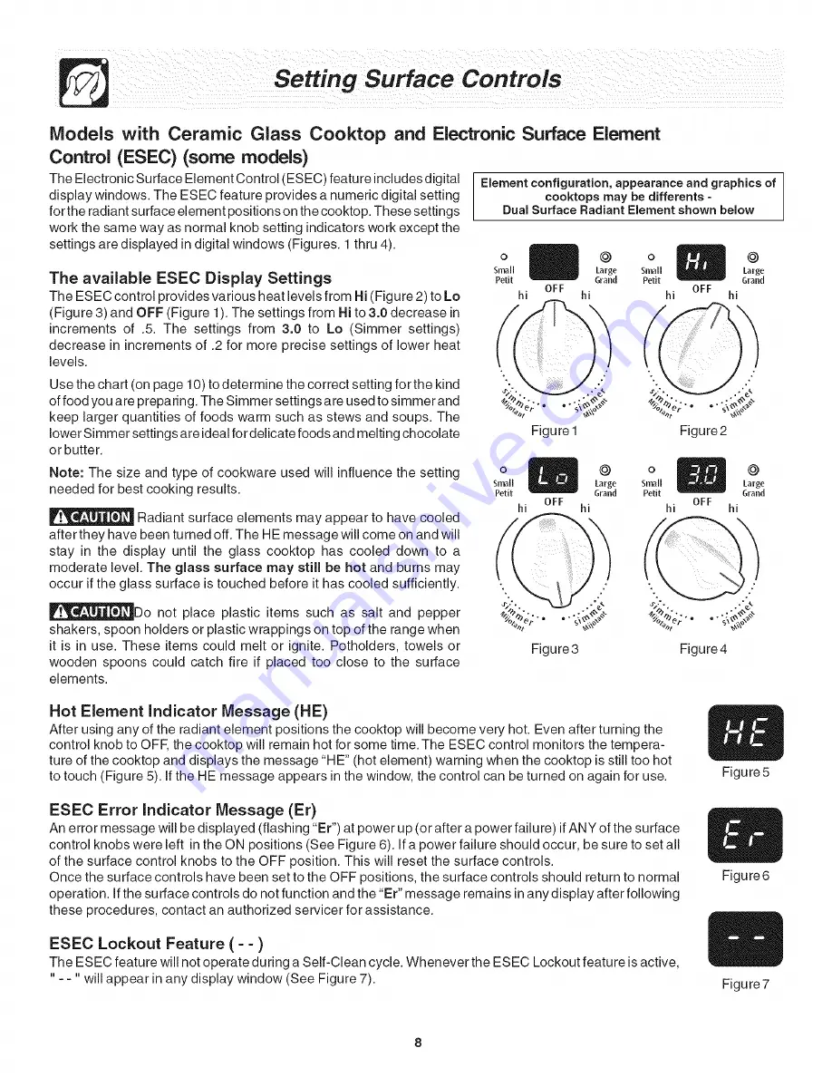 Frigidaire CFEF357GS2 Use & Care Manual Download Page 8