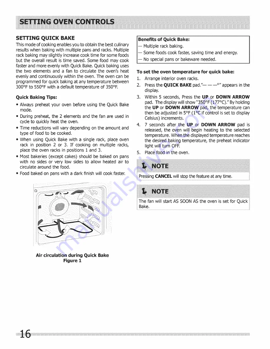 Frigidaire CFES3035LS1 Use & Care Manual Download Page 16