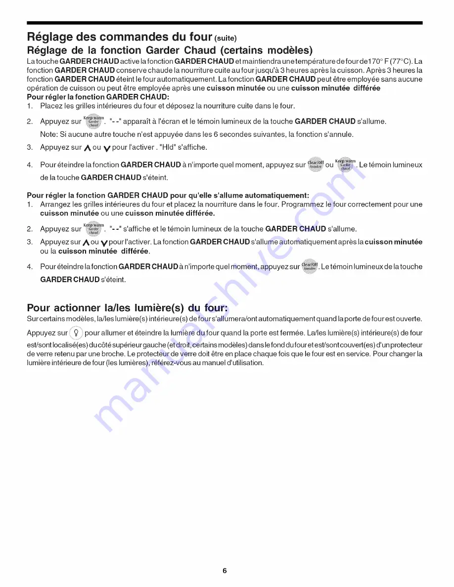 Frigidaire CFES366FC5 Control Manual Download Page 14