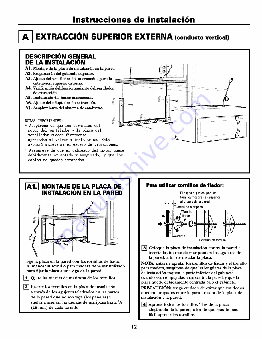 Frigidaire CFMV152CLBA Installation Instructions Manual Download Page 58