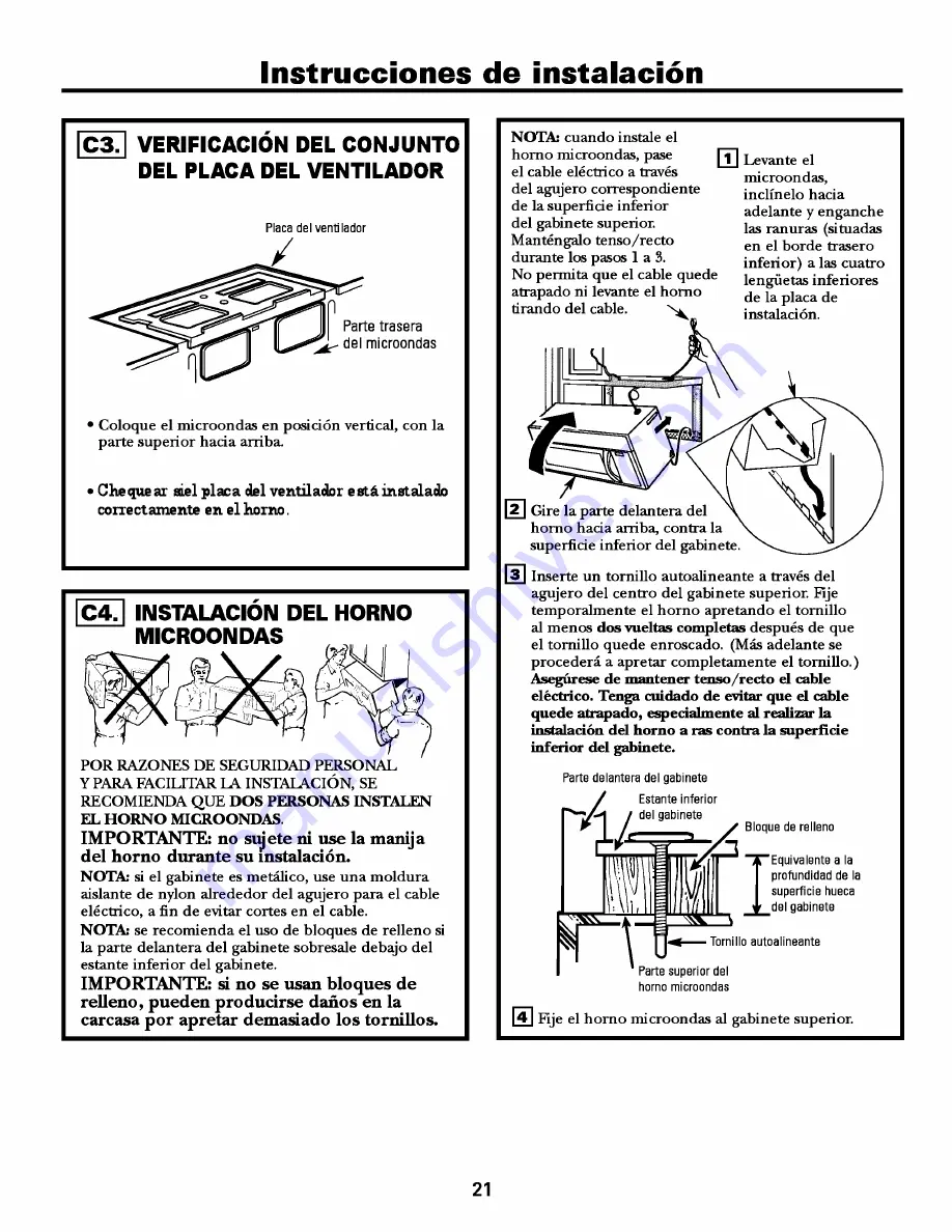 Frigidaire CFMV152CLBA Installation Instructions Manual Download Page 67