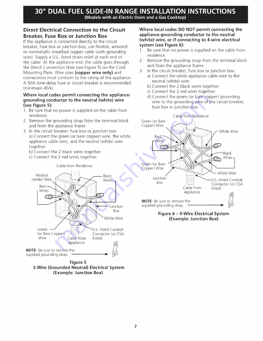 Frigidaire CGDS3065KB2 Service Скачать руководство пользователя страница 7