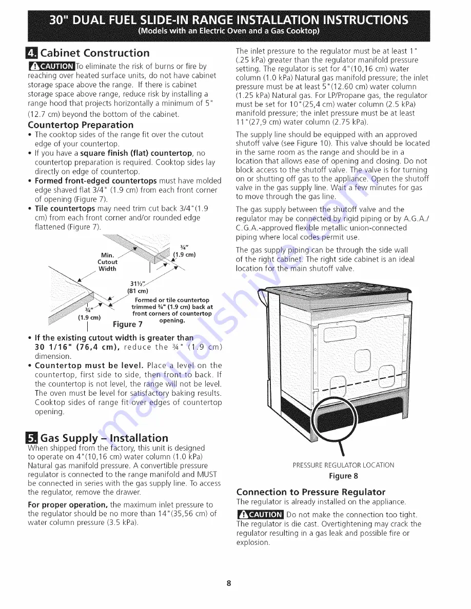 Frigidaire CGDS3065KB2 Service Скачать руководство пользователя страница 8