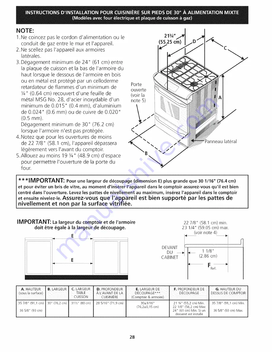 Frigidaire CGDS3065KB2 Service Скачать руководство пользователя страница 28