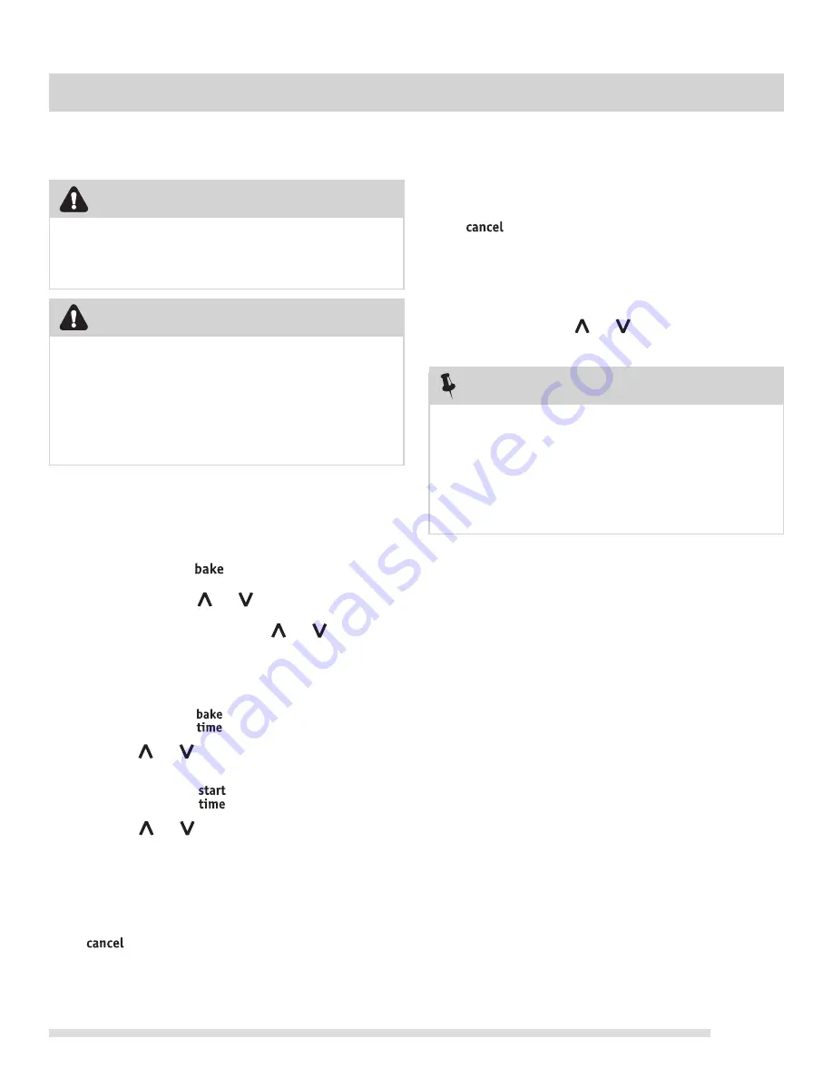 Frigidaire CGEF3032MF (French) Utilisation Et L'Entretien Download Page 19