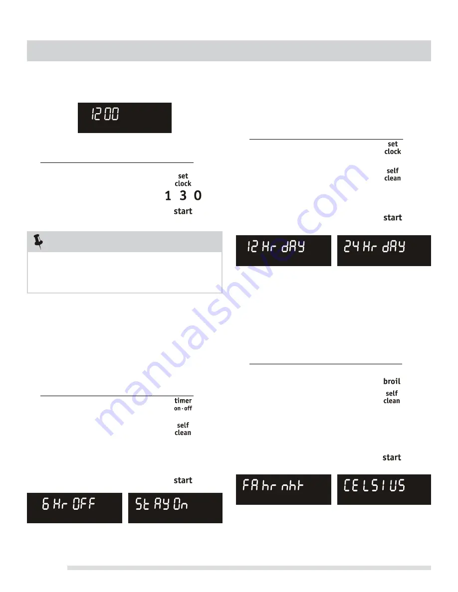 Frigidaire CGEF3039RF Use & Care Manual Download Page 16