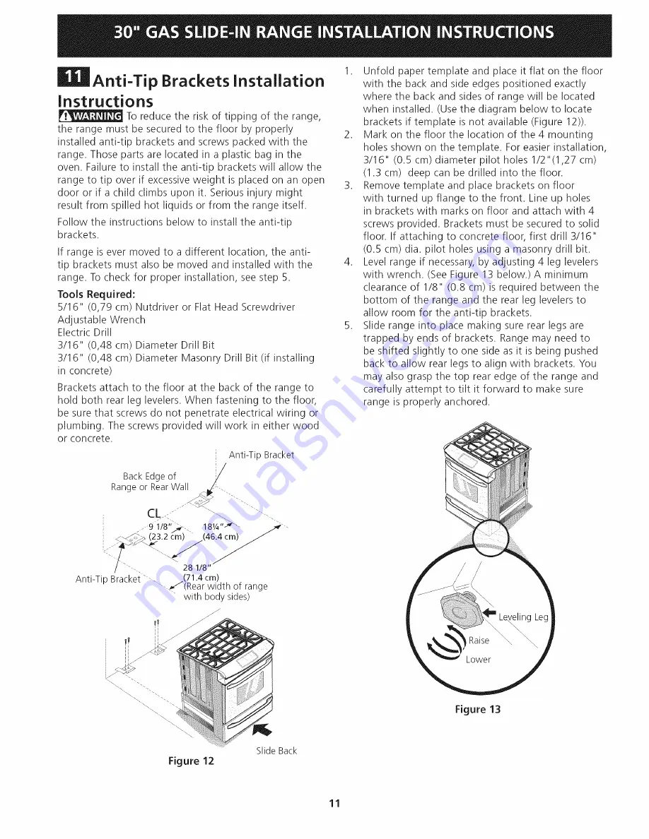 Frigidaire CPGS3085KF7 Скачать руководство пользователя страница 11