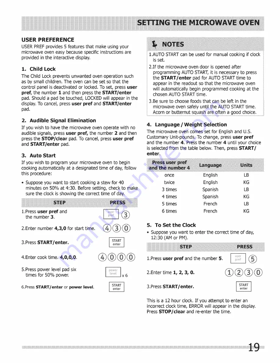 Frigidaire CPMC3085KF1 Скачать руководство пользователя страница 19