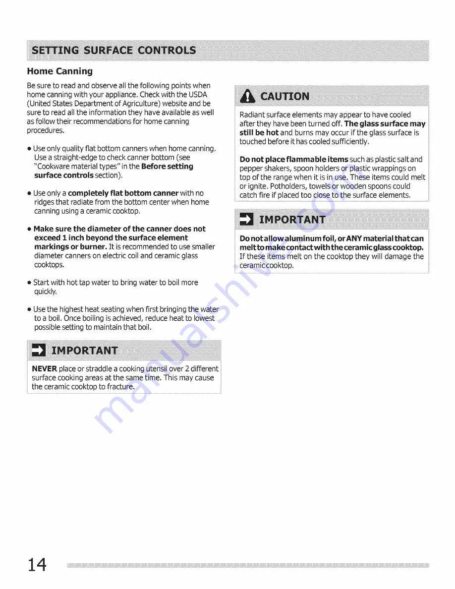 Frigidaire DGEF3031KBC Скачать руководство пользователя страница 14