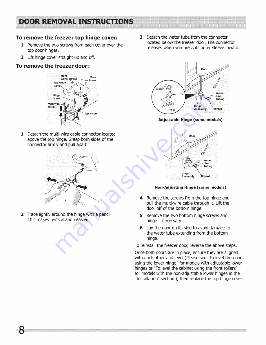 Frigidaire DGUS2635LE1 Use & Care Manual Download Page 8