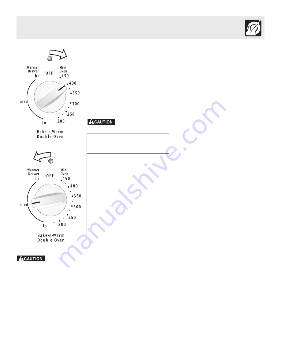 Frigidaire ES510LControl with Speed Bake Use & Care Manual Download Page 23