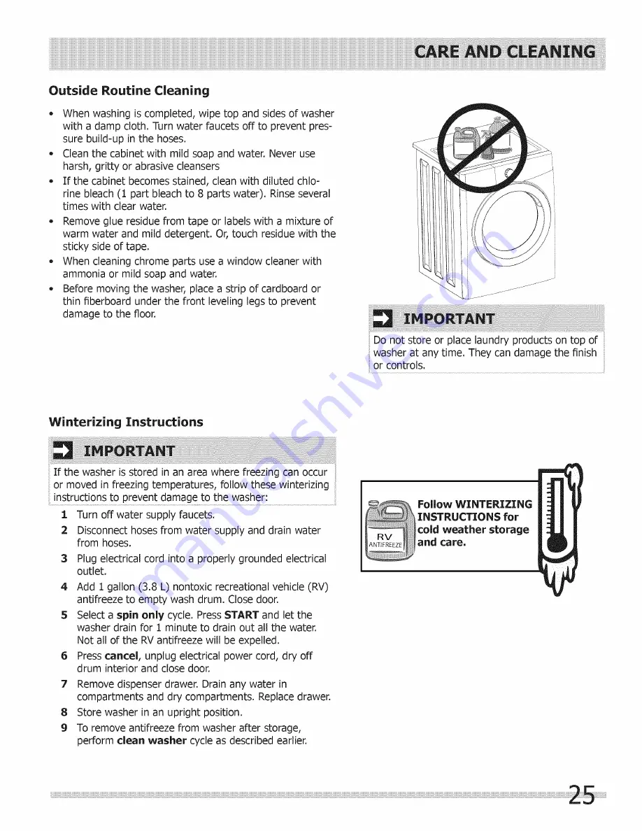 Frigidaire FAFS4073NA0 Скачать руководство пользователя страница 25