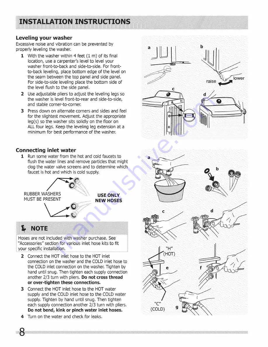 Frigidaire FAHE1011MW0 Installation Manual Download Page 8