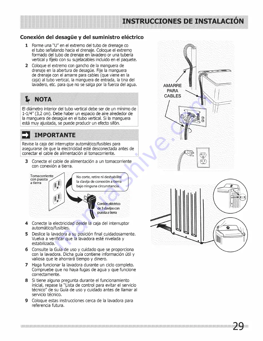 Frigidaire FAHE1011MW0 Installation Manual Download Page 29