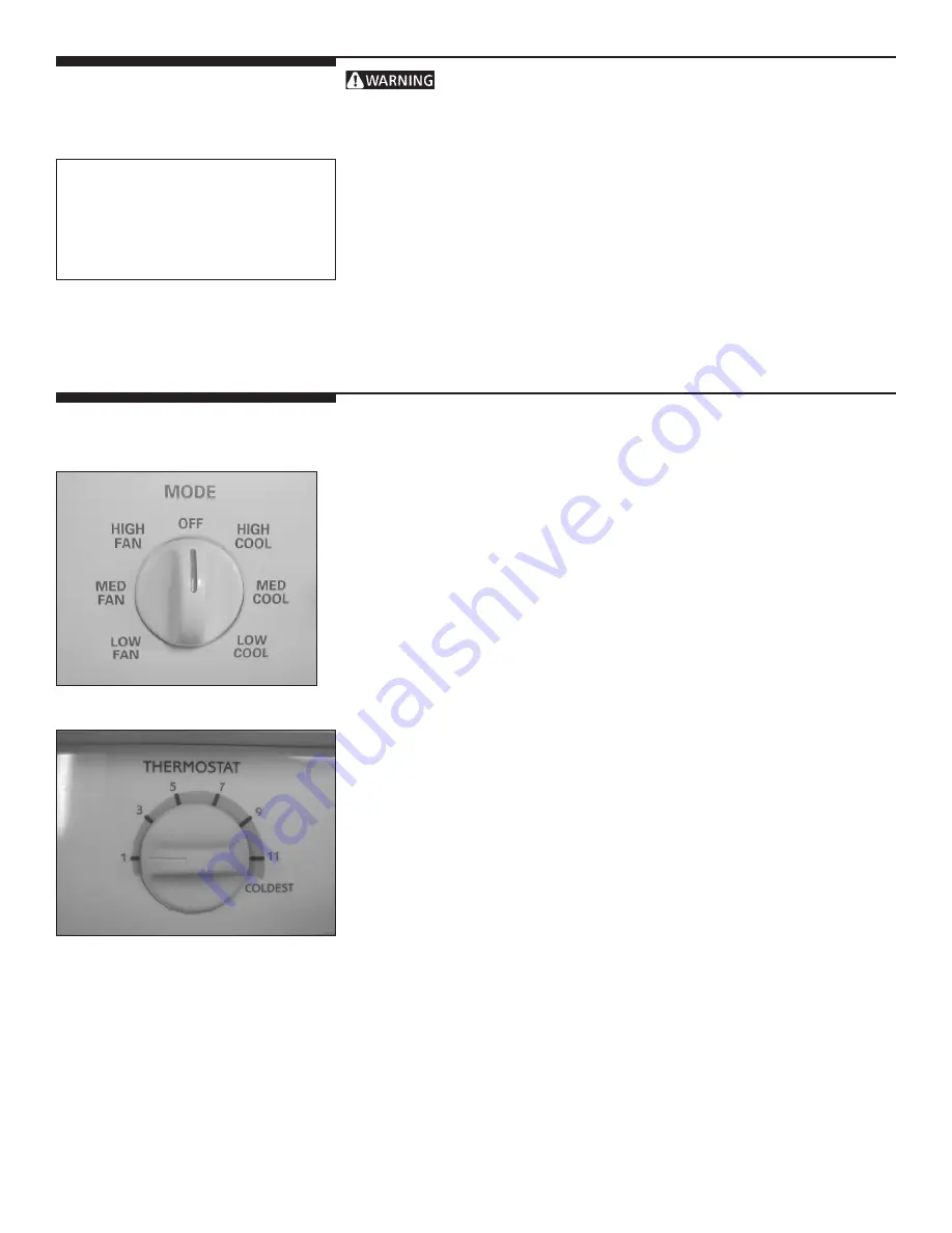 Frigidaire FAK123N1V Скачать руководство пользователя страница 5