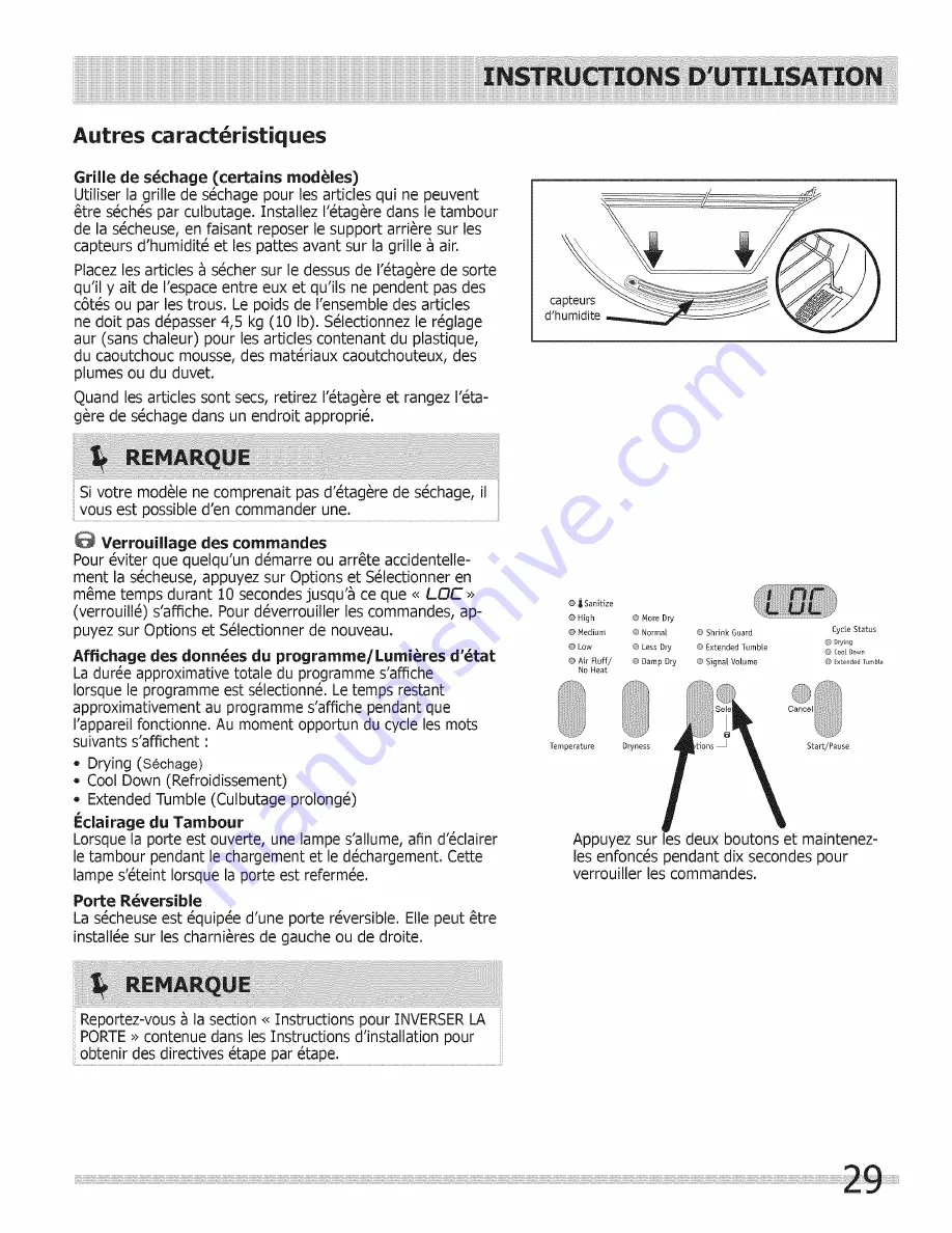 Frigidaire FAQG7017KA0 Use & Care Manual Download Page 29