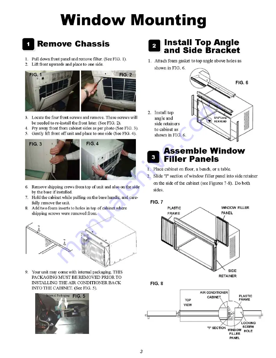 Frigidaire FAS297Q2A2 Installation Instructions Manual Download Page 3