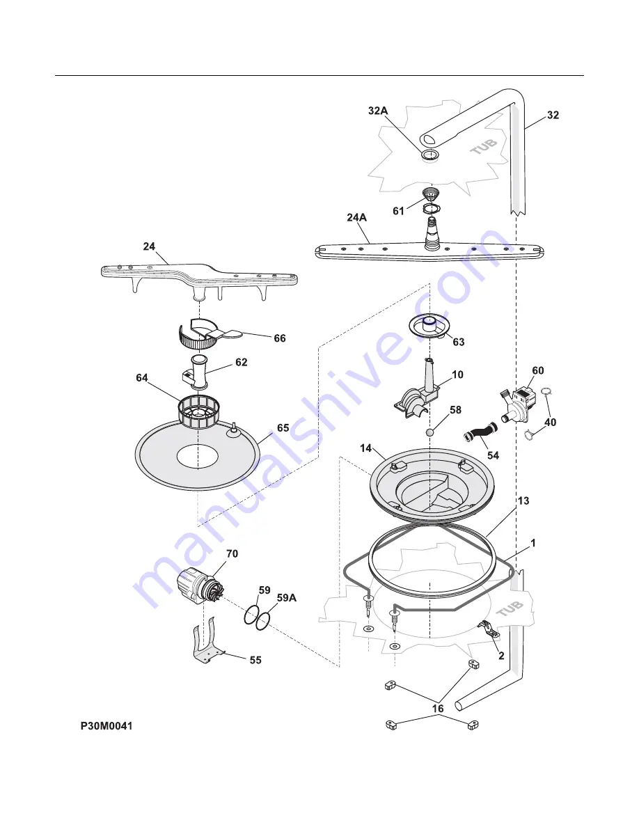 Frigidaire FDB1100RH C Parts Catalog Download Page 8