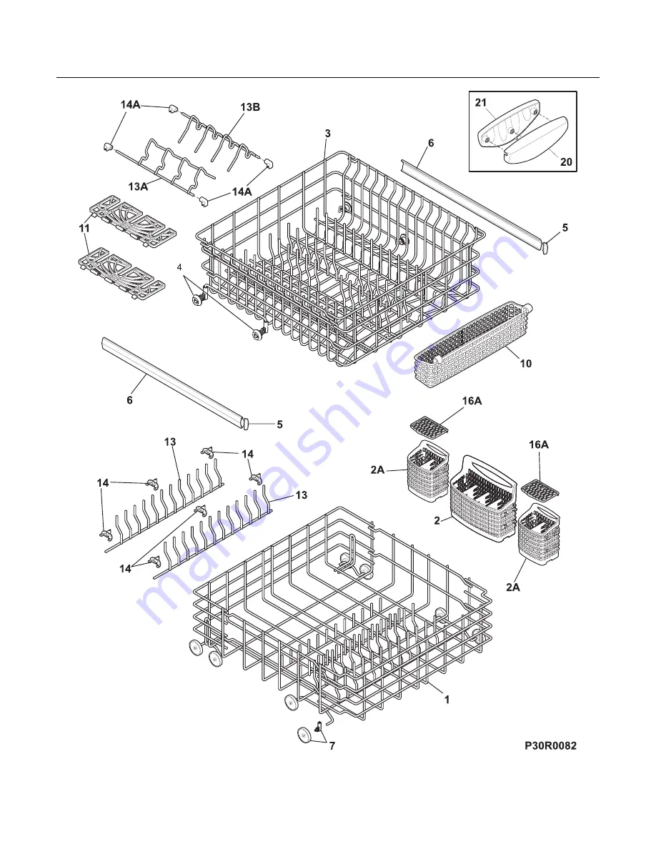 Frigidaire FDB2415LF Factory Parts Catalog Download Page 12