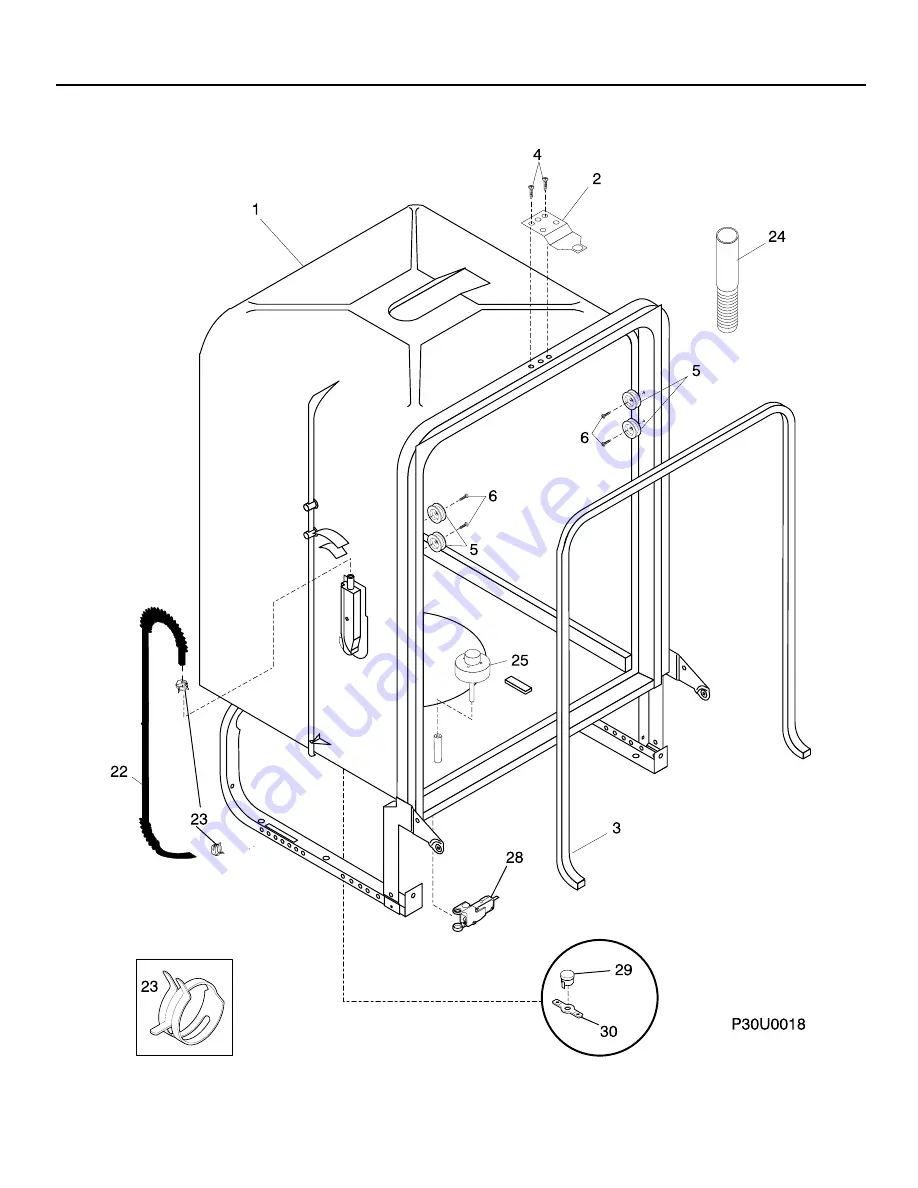 Frigidaire FDB345LB Factory Parts Catalog Download Page 6