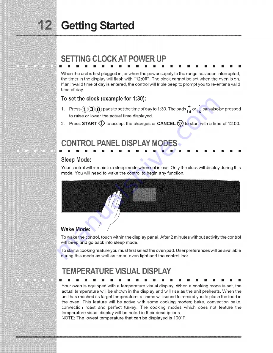 Frigidaire FEB30S5DBG Use & Care Manual Download Page 12