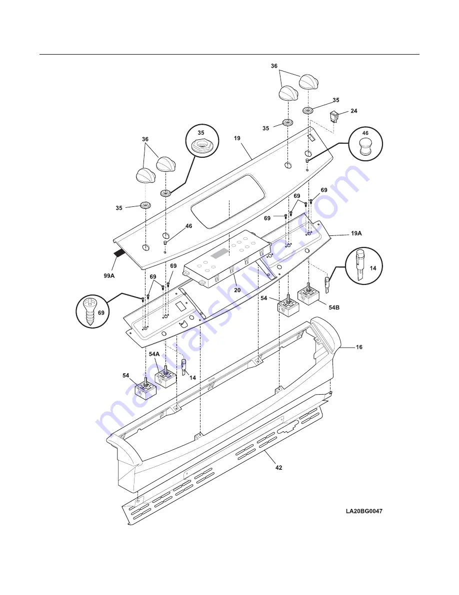 Frigidaire FED365E Factory Parts Catalog Download Page 2