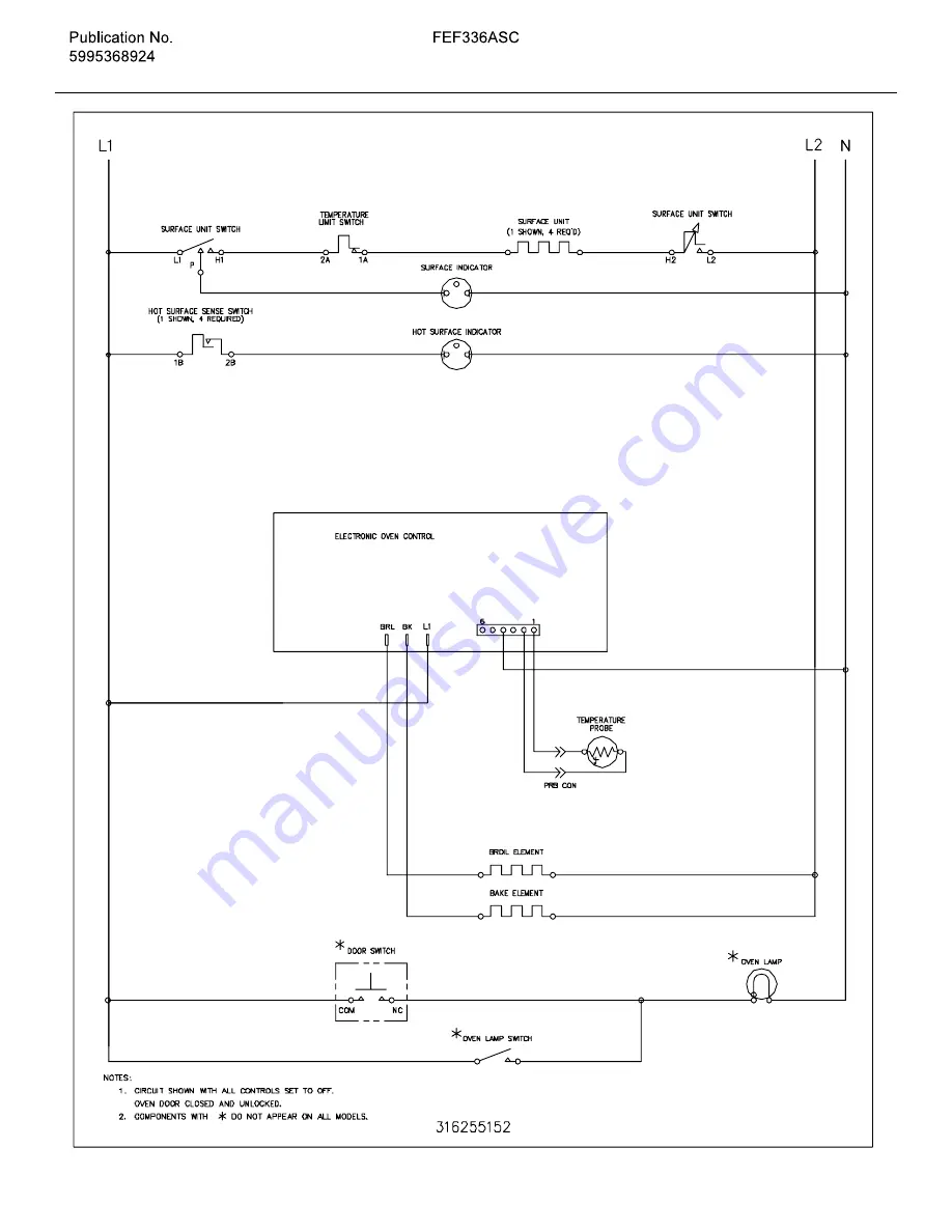 Frigidaire FEF336A Скачать руководство пользователя страница 10