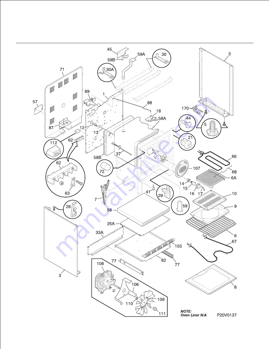 Frigidaire FEF389CFBJ Factory Parts Catalog Download Page 4