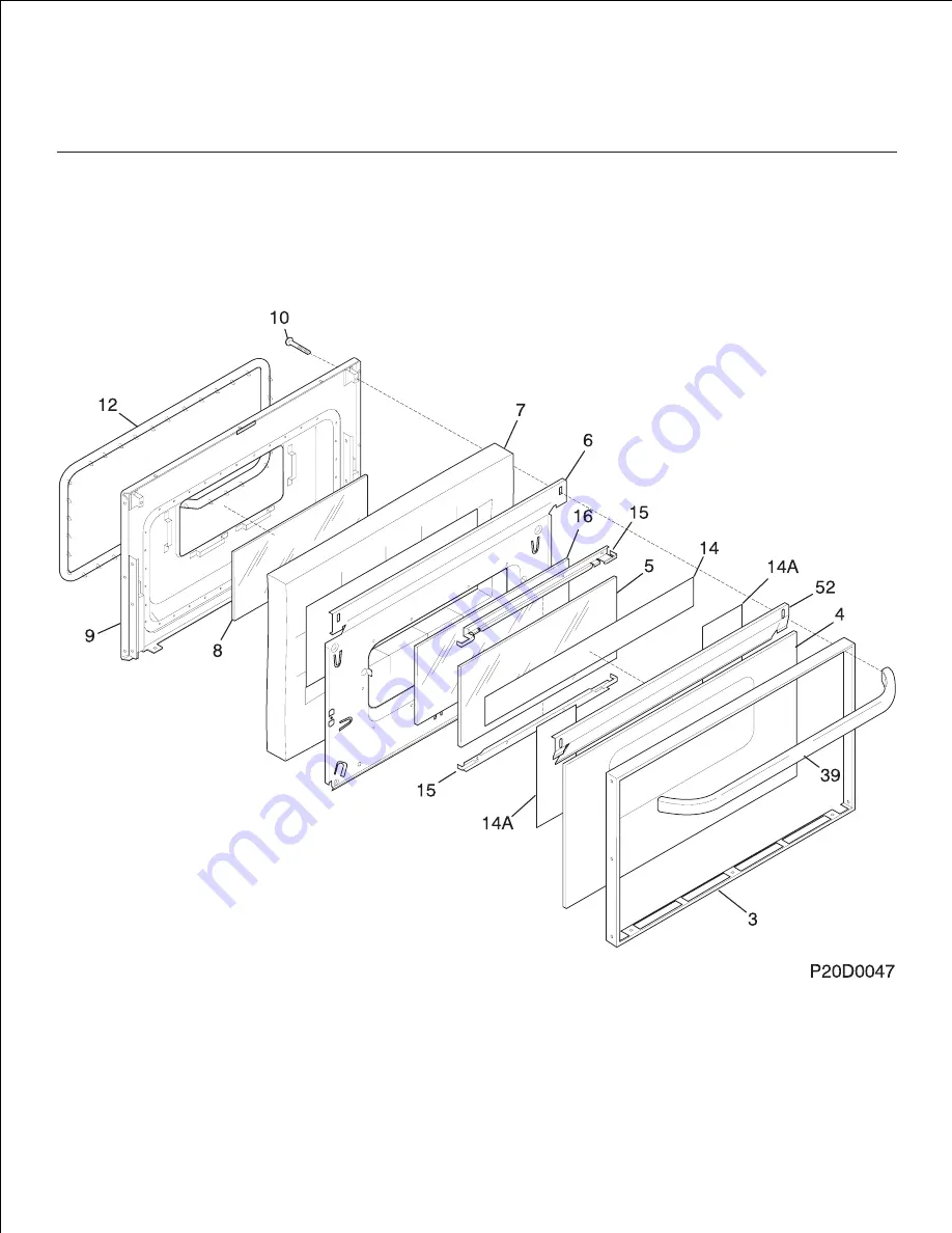 Frigidaire FEF389CFBJ Factory Parts Catalog Download Page 10